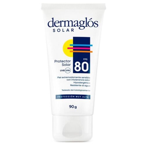 Dermaglós solar protector Solar FPS 80 crema x 90 g